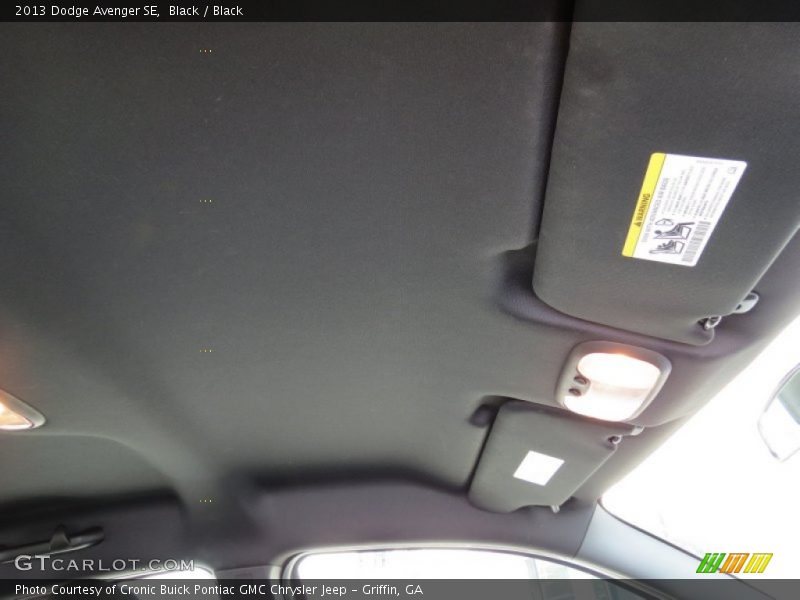 Black / Black 2013 Dodge Avenger SE