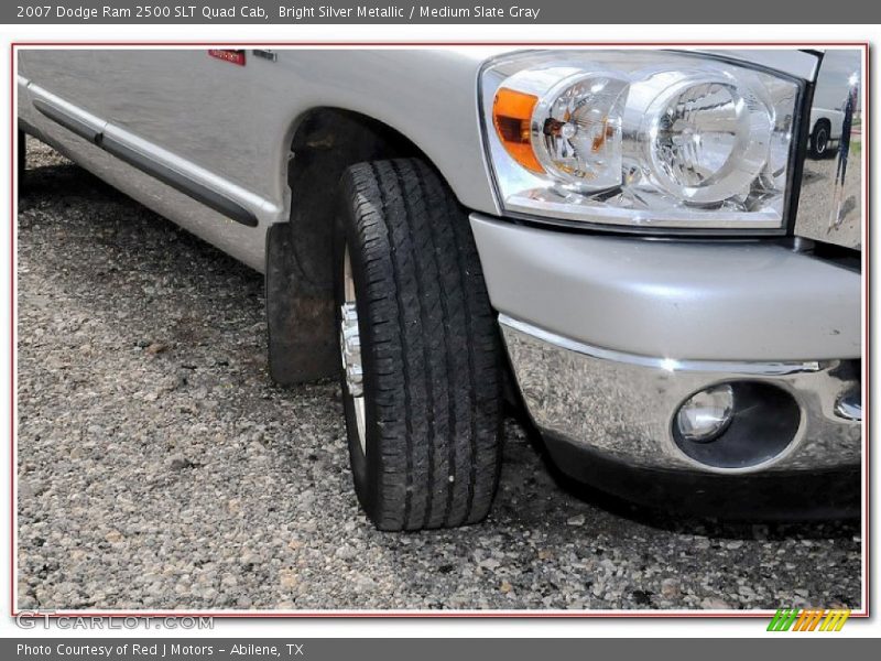 Bright Silver Metallic / Medium Slate Gray 2007 Dodge Ram 2500 SLT Quad Cab