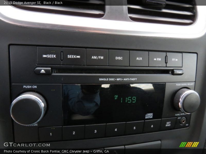 Black / Black 2013 Dodge Avenger SE