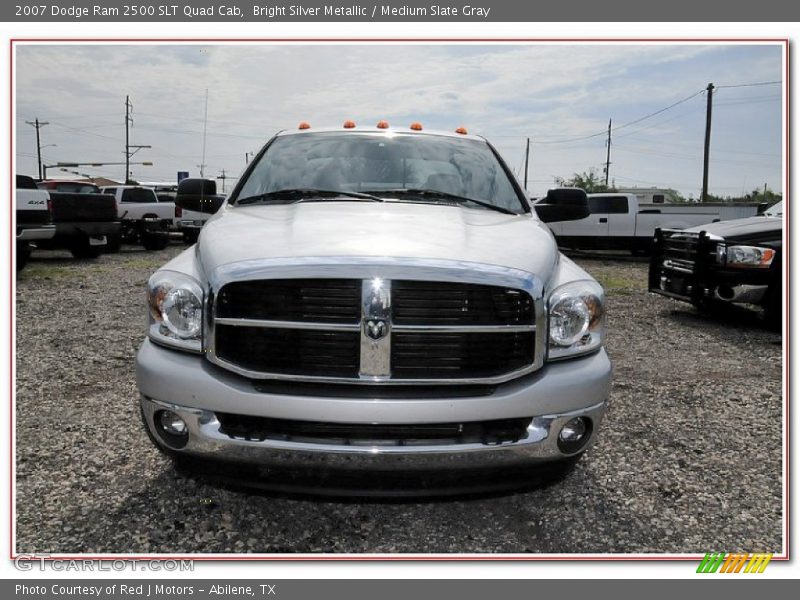 Bright Silver Metallic / Medium Slate Gray 2007 Dodge Ram 2500 SLT Quad Cab