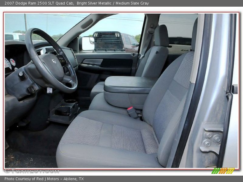 Bright Silver Metallic / Medium Slate Gray 2007 Dodge Ram 2500 SLT Quad Cab