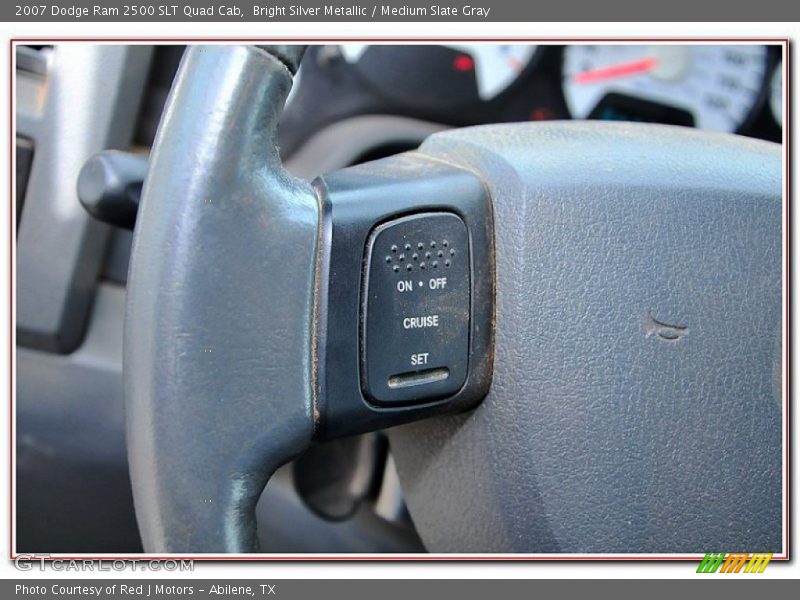 Bright Silver Metallic / Medium Slate Gray 2007 Dodge Ram 2500 SLT Quad Cab