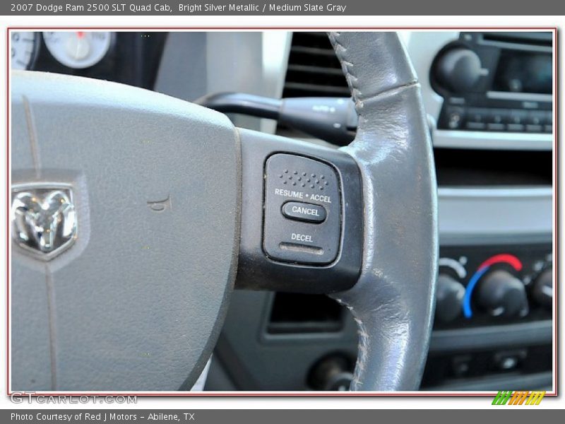 Bright Silver Metallic / Medium Slate Gray 2007 Dodge Ram 2500 SLT Quad Cab