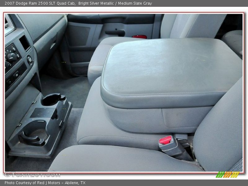 Bright Silver Metallic / Medium Slate Gray 2007 Dodge Ram 2500 SLT Quad Cab