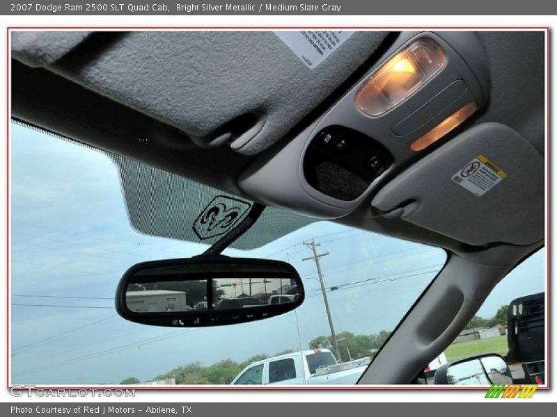 Bright Silver Metallic / Medium Slate Gray 2007 Dodge Ram 2500 SLT Quad Cab