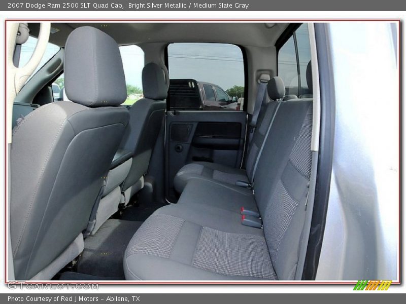 Bright Silver Metallic / Medium Slate Gray 2007 Dodge Ram 2500 SLT Quad Cab