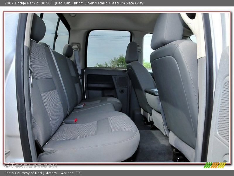 Bright Silver Metallic / Medium Slate Gray 2007 Dodge Ram 2500 SLT Quad Cab