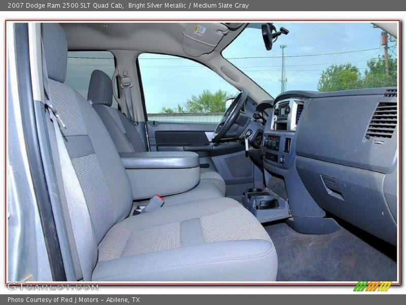 Bright Silver Metallic / Medium Slate Gray 2007 Dodge Ram 2500 SLT Quad Cab