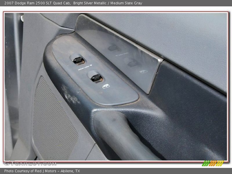Bright Silver Metallic / Medium Slate Gray 2007 Dodge Ram 2500 SLT Quad Cab