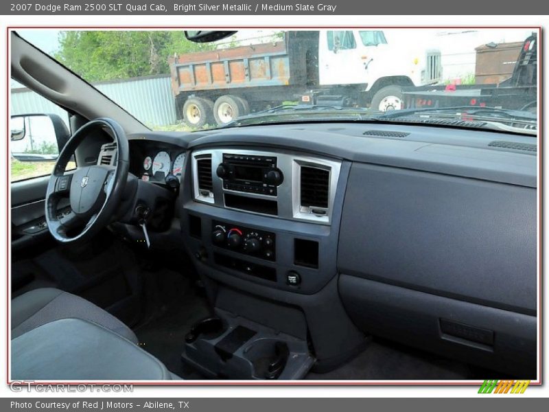 Bright Silver Metallic / Medium Slate Gray 2007 Dodge Ram 2500 SLT Quad Cab