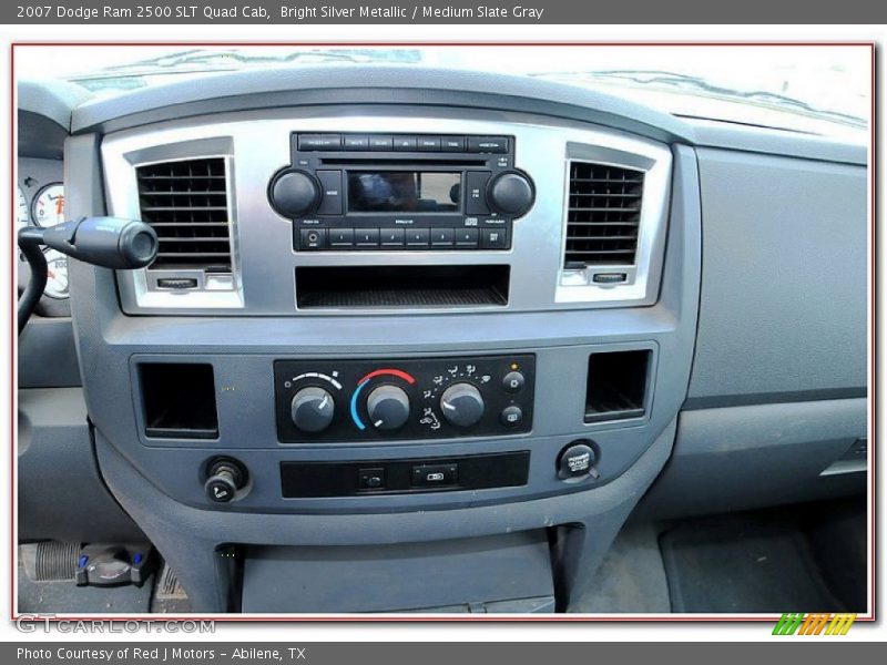 Bright Silver Metallic / Medium Slate Gray 2007 Dodge Ram 2500 SLT Quad Cab