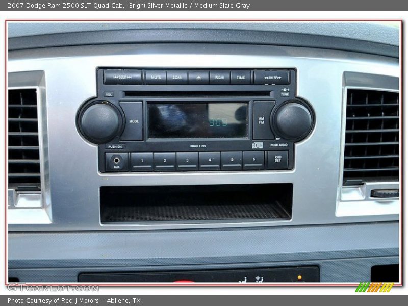 Bright Silver Metallic / Medium Slate Gray 2007 Dodge Ram 2500 SLT Quad Cab