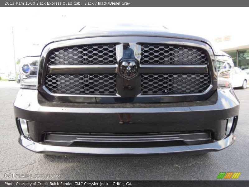 Black / Black/Diesel Gray 2013 Ram 1500 Black Express Quad Cab