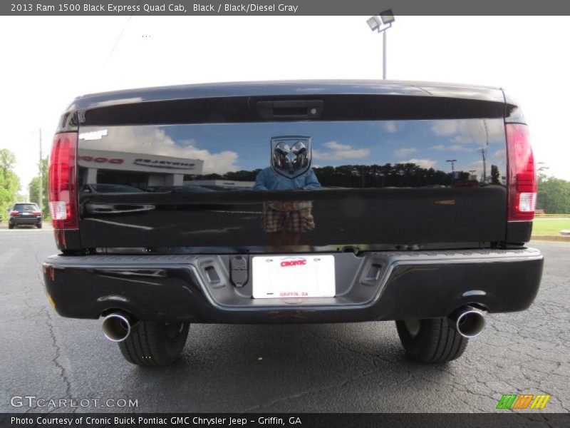 Black / Black/Diesel Gray 2013 Ram 1500 Black Express Quad Cab