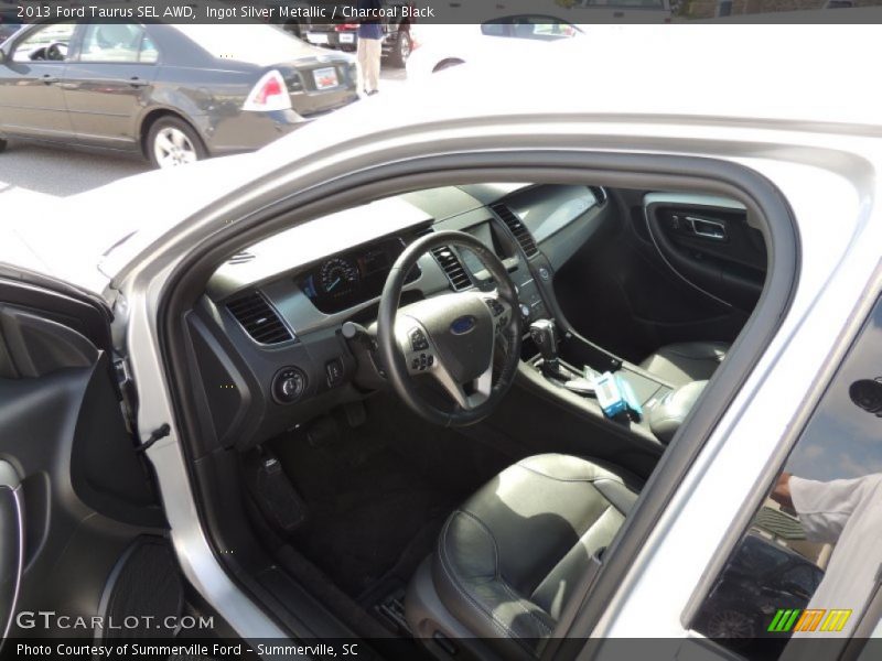 Ingot Silver Metallic / Charcoal Black 2013 Ford Taurus SEL AWD