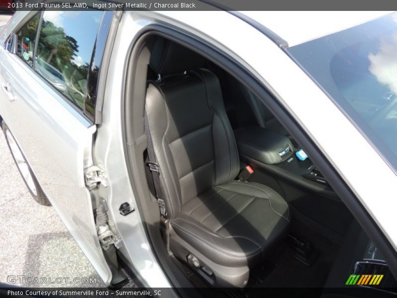 Ingot Silver Metallic / Charcoal Black 2013 Ford Taurus SEL AWD
