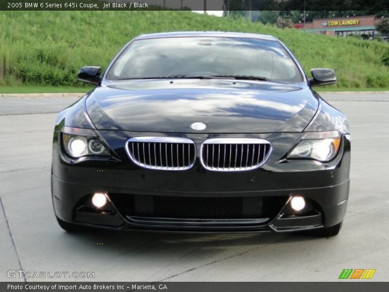 Jet Black / Black 2005 BMW 6 Series 645i Coupe