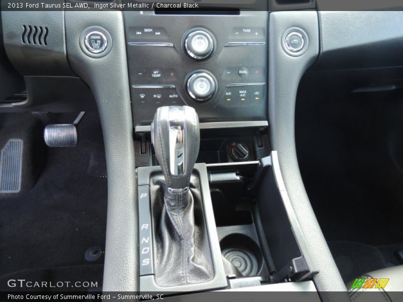 Ingot Silver Metallic / Charcoal Black 2013 Ford Taurus SEL AWD