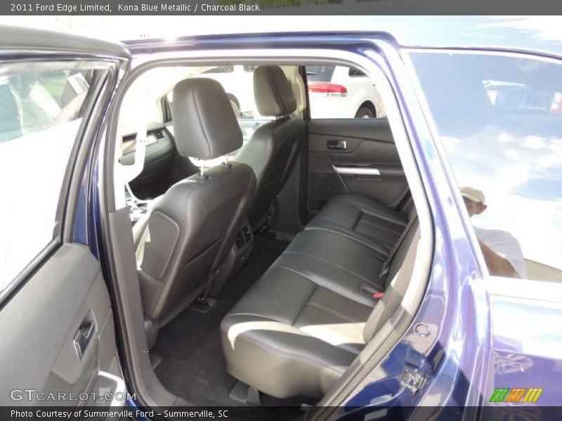 Kona Blue Metallic / Charcoal Black 2011 Ford Edge Limited