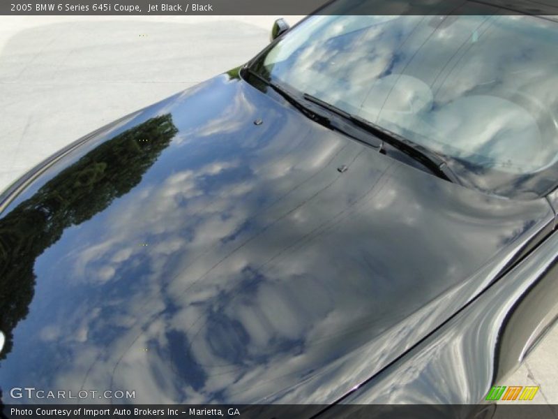 Jet Black / Black 2005 BMW 6 Series 645i Coupe
