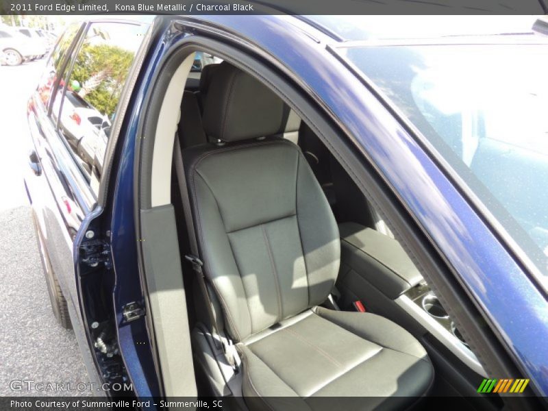Kona Blue Metallic / Charcoal Black 2011 Ford Edge Limited