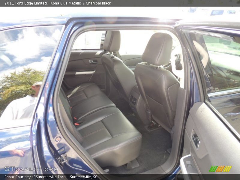 Kona Blue Metallic / Charcoal Black 2011 Ford Edge Limited