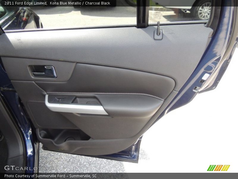 Kona Blue Metallic / Charcoal Black 2011 Ford Edge Limited