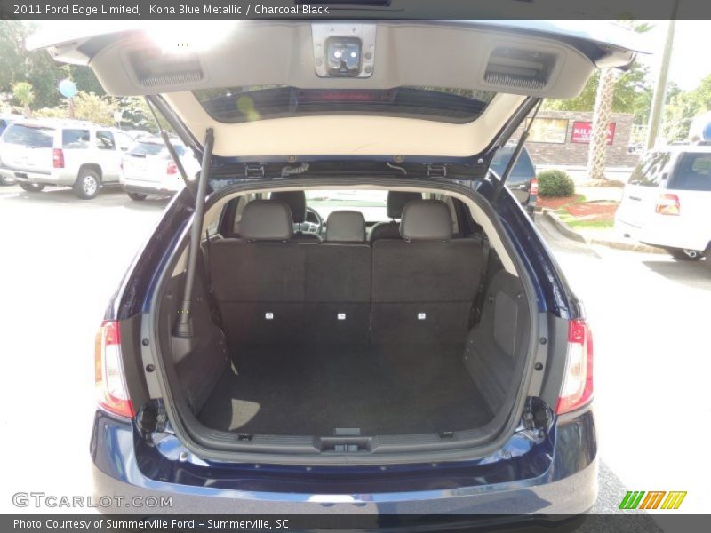 Kona Blue Metallic / Charcoal Black 2011 Ford Edge Limited
