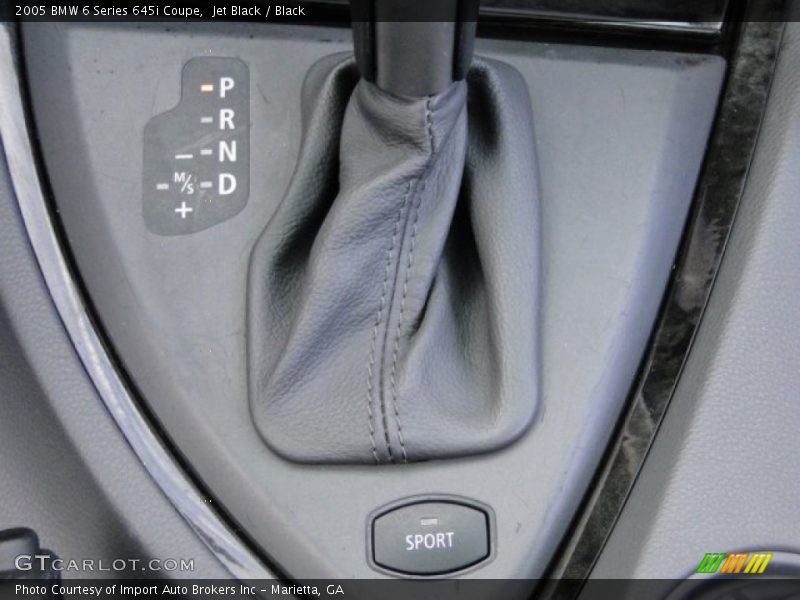  2005 6 Series 645i Coupe 6 Speed Steptronic Automatic Shifter