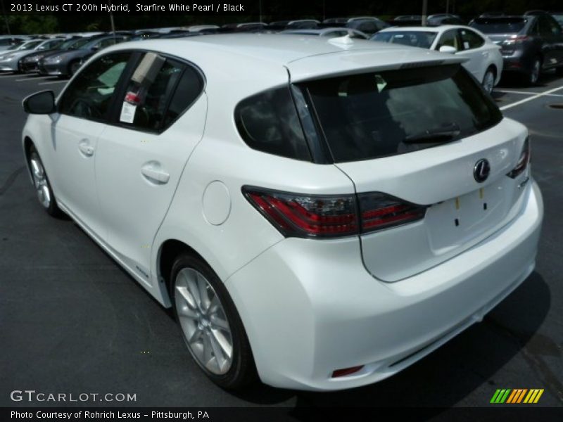 Starfire White Pearl / Black 2013 Lexus CT 200h Hybrid