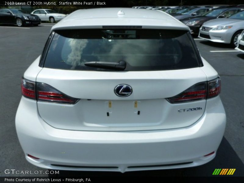 Starfire White Pearl / Black 2013 Lexus CT 200h Hybrid
