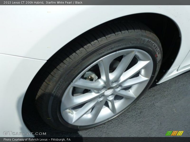 Starfire White Pearl / Black 2013 Lexus CT 200h Hybrid