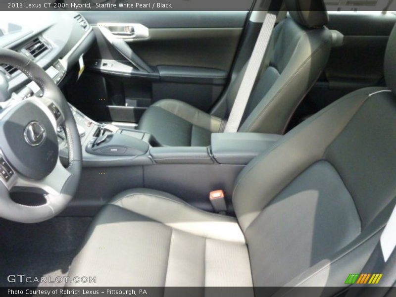 Starfire White Pearl / Black 2013 Lexus CT 200h Hybrid