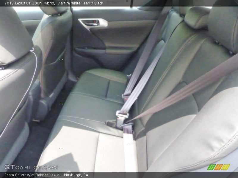 Starfire White Pearl / Black 2013 Lexus CT 200h Hybrid