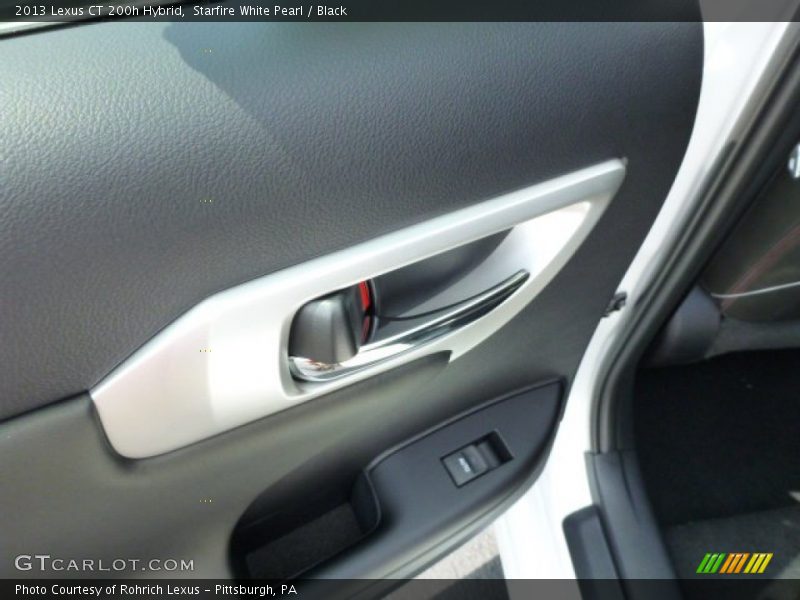 Starfire White Pearl / Black 2013 Lexus CT 200h Hybrid