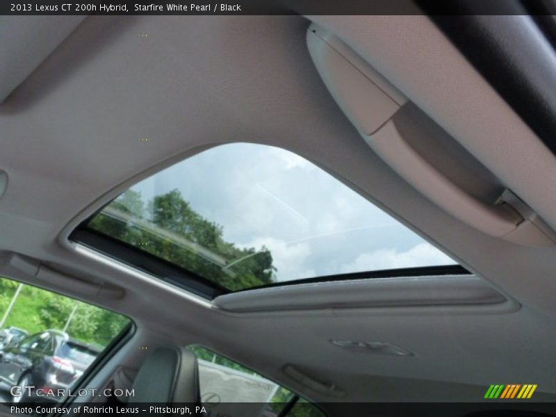 Starfire White Pearl / Black 2013 Lexus CT 200h Hybrid