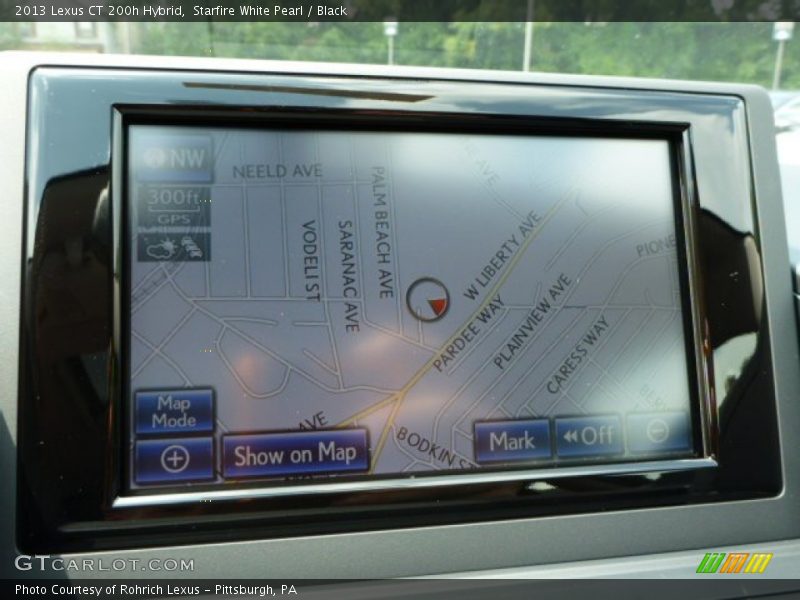 Starfire White Pearl / Black 2013 Lexus CT 200h Hybrid