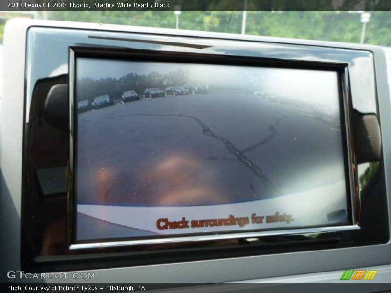 Starfire White Pearl / Black 2013 Lexus CT 200h Hybrid