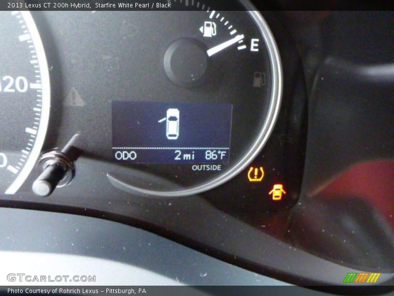 Starfire White Pearl / Black 2013 Lexus CT 200h Hybrid