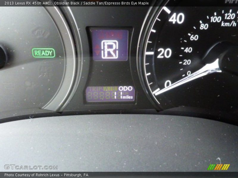 Obsidian Black / Saddle Tan/Espresso Birds Eye Maple 2013 Lexus RX 450h AWD