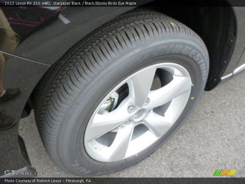 Stargazer Black / Black/Ebony Birds Eye Maple 2013 Lexus RX 350 AWD