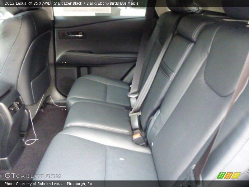 Stargazer Black / Black/Ebony Birds Eye Maple 2013 Lexus RX 350 AWD