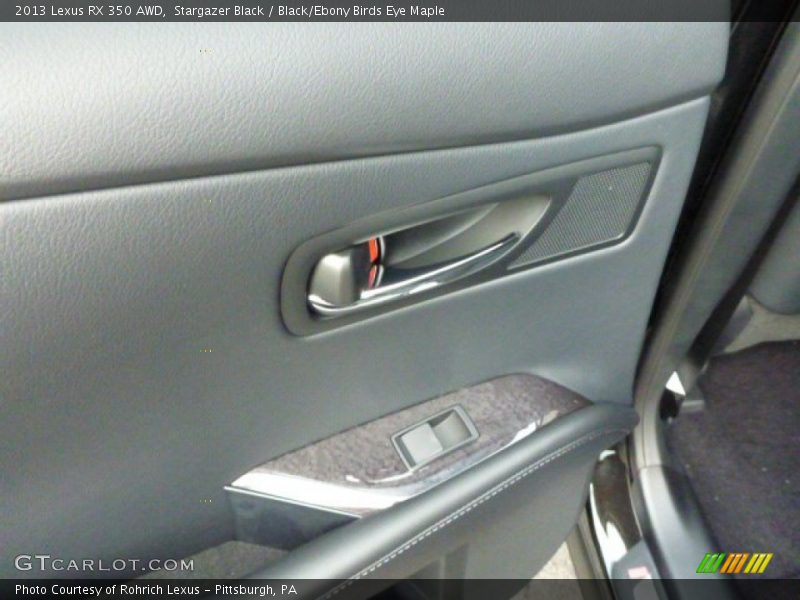 Stargazer Black / Black/Ebony Birds Eye Maple 2013 Lexus RX 350 AWD