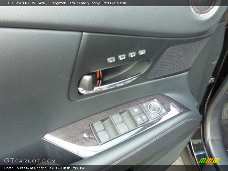 Stargazer Black / Black/Ebony Birds Eye Maple 2013 Lexus RX 350 AWD