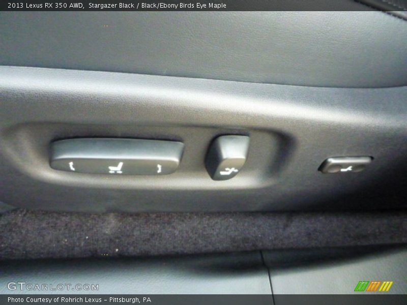 Stargazer Black / Black/Ebony Birds Eye Maple 2013 Lexus RX 350 AWD