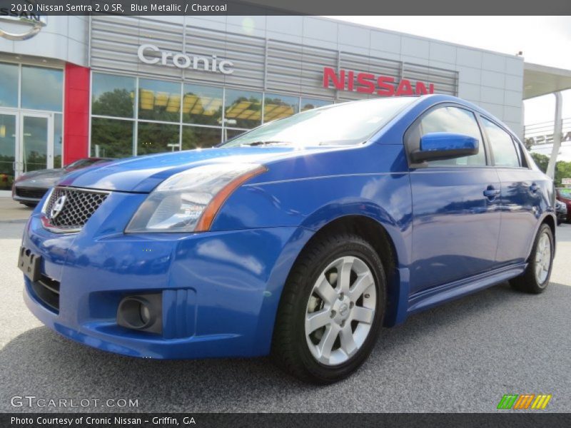 Blue Metallic / Charcoal 2010 Nissan Sentra 2.0 SR