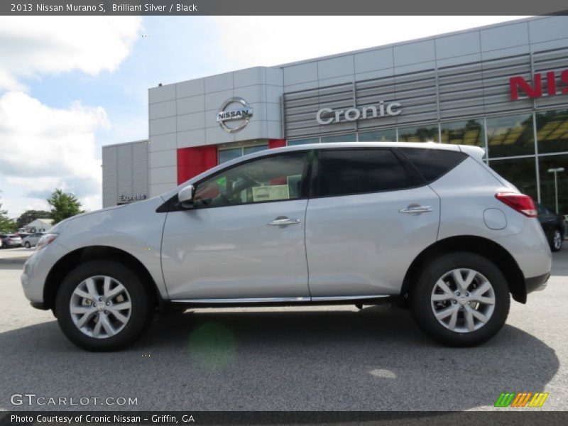 Brilliant Silver / Black 2013 Nissan Murano S
