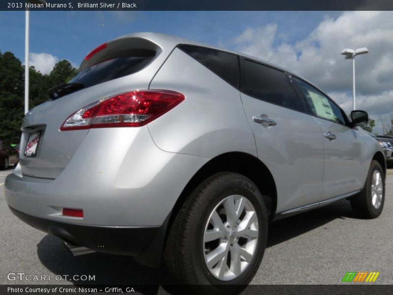 Brilliant Silver / Black 2013 Nissan Murano S