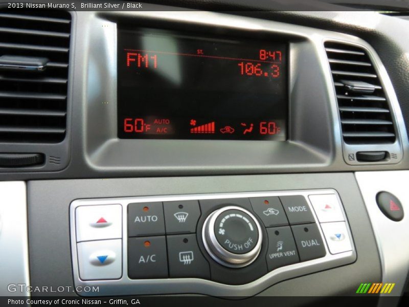 Brilliant Silver / Black 2013 Nissan Murano S