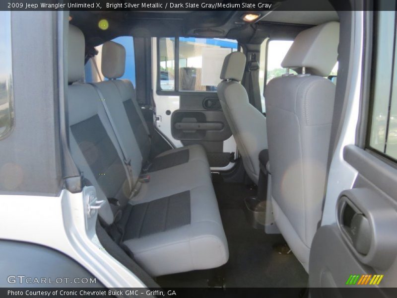 Bright Silver Metallic / Dark Slate Gray/Medium Slate Gray 2009 Jeep Wrangler Unlimited X